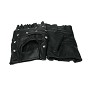 Leren biker handschoenen met studs zwart Leren biker handschoenen met studs zwart